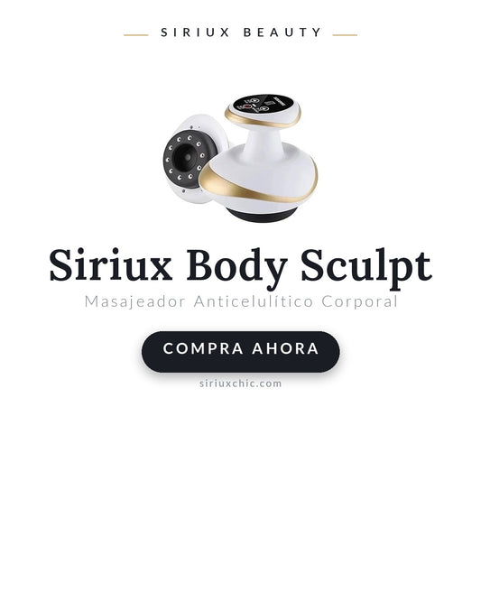 Siriux Body Sculpt — Masajeador Corporal Anticelulítico con Calor y Luz Roja