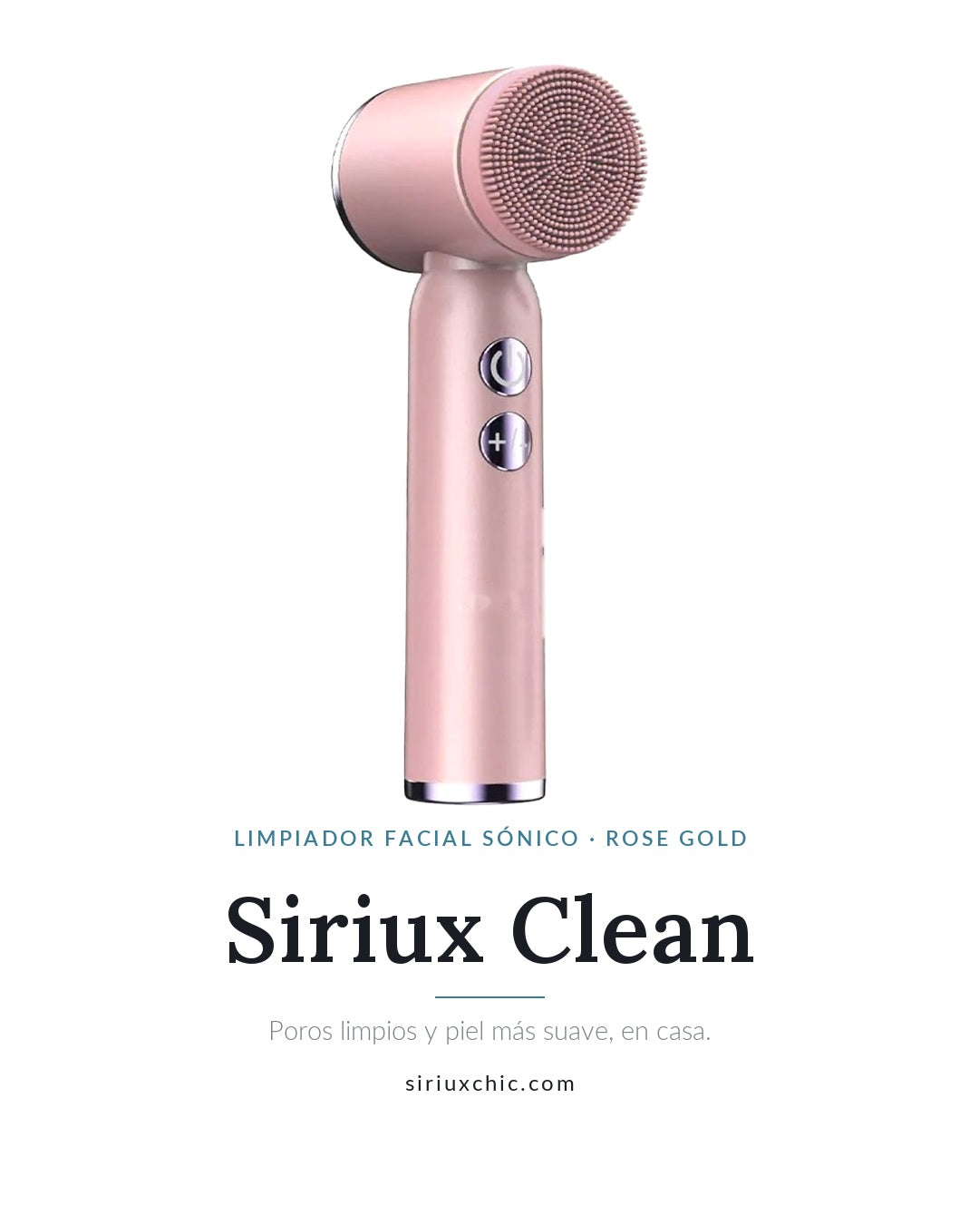 Siriux Clean — Limpiador Facial Eléctrico