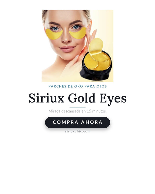 Siriux Gold Eyes — Parches de Oro y Colágeno para Ojos