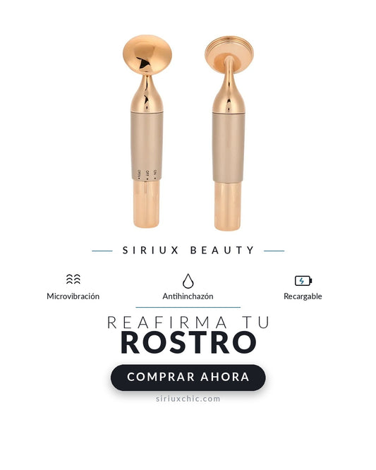 Siriux Gold Roller — Masajeador Facial Dorado