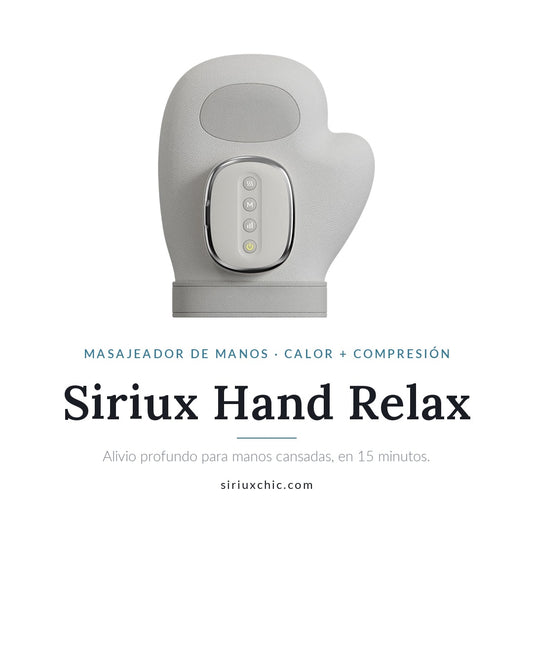 Siriux Hand Relax — Masajeador de Manos con Calor y Compresión