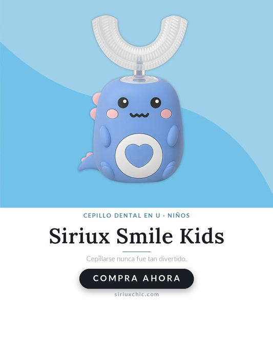Siriux Smile Kids — Cepillo Dental Automático en U para Niños
