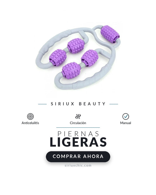 Siriux Leg Roller — Masajeador Manual Anticelulitis