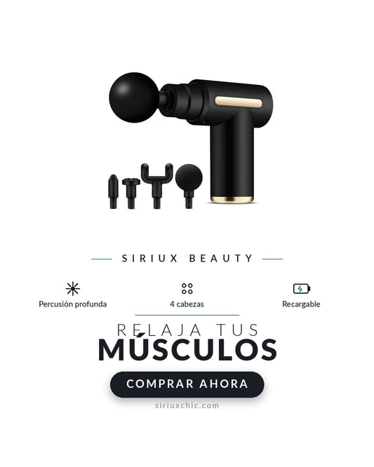 Siriux Power Relax — Pistola Masajeadora Muscular